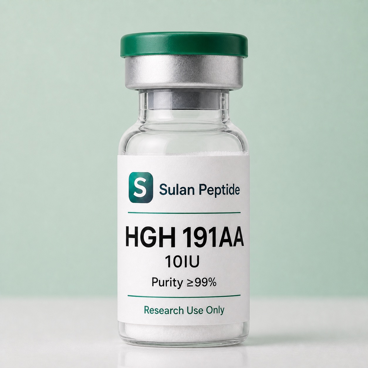HGH 191AA Research Peptide research-use peptide vial by Sulan Peptide
